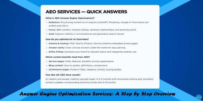 Answer Engine Optimization Services